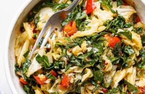 Braised Collard Greens and Cabbage