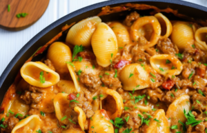 Creamy Beef And Shells