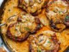 Garlic Pork Chops in Creamy Mushroom Sauce