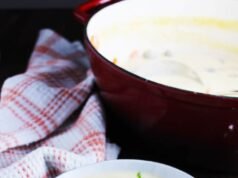 Potato Chowder with Corn and Ham