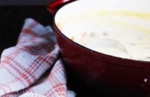 Potato Chowder with Corn and Ham