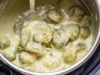 2-Minutes Instant Pot Creamy Brussels Sprouts with Garlic Cream Cheese Parmesan Sauce