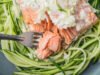 Keto Tzatziki Salmon with Cucumber Noodles