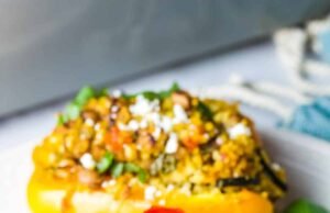 Mediterranean Stuffed Peppers with Couscous
