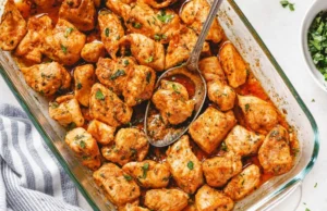 Easy Oven Baked Chicken Bites