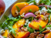Peach Arugula Salad