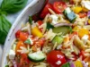 Rainbow Orzo Salad