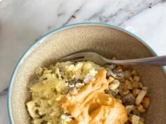 Air Fryer Breakfast Bowls (sausage and egg)