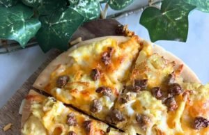 Air Fryer Breakfast Pizza