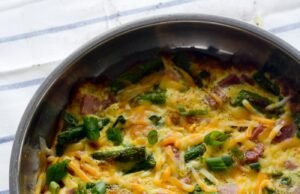 Ham and Asparagus Frittata