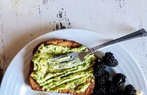 Air Fryer Avocado Toast with Eggs