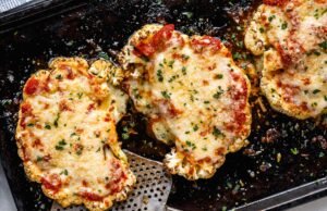 Baked Cauliflower Parmesan