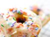 Baked Funfetti Glazed Doughnuts