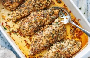 Garlic Parmesan Chicken Bake