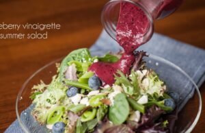 Blueberry Vinaigrette Summer Salad