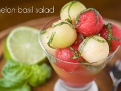 Fresh Melon Basil Salad