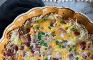 Paula Deen Hash Brown Quiche