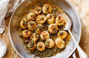 Sea Scallops Recipe with Butter Sauce