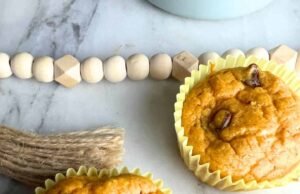 Pumpkin Muffins with Chocolate Chips