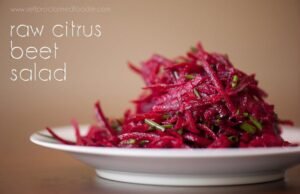 Shredded Raw Beet Salad Recipe