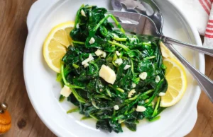 Garlic Butter Sauteed Spinach