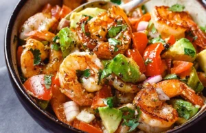 Easy Shrimp Avocado Salad with Tomatoes
