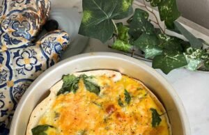 Tortilla Quiche Bake Tiktok Recipe