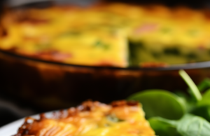 Crustless Spinach Quiche