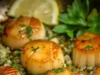 Garlic Lemon Butter Seared Scallops
