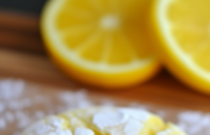 Lemon Crackle Cookies