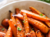 Parmesan Garlic Roasted Carrots